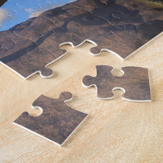 Blue Clever Girl Velociraptor Dinosaurier Puzzle (Seite)