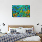 Blue Cliff Chrysocolla Leinwanddruck (Insitu (Schlafzimmer))