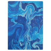 Blue Clipboard, Design des Künstlers J. Mummey Klemmbrett (Rückseite)