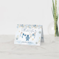Blue ClothestLine Cold Outside Baby Boy Dusche