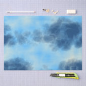 Blue Cloud Art Seidenpapier (Handwerk)