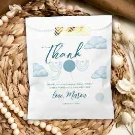 Blue Cloud Boho Mr Onederful Thank You Party Geschenktütchen