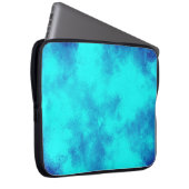 Blue Cloud Effect Electronics Bag Laptopschutzhülle (Vorne Rechts)