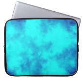 Blue Cloud Effect Electronics Bag Laptopschutzhülle (Vorderseite)