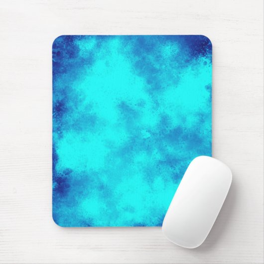Blue Cloud Effect Mouse Mat Mousepad (Mit Mouse)