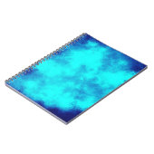 Blue Cloud Effect Notebook Notizblock (Linke Seite)