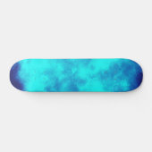 Blue Cloud Effect Skateboard (Horizontal)