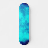 Blue Cloud Effect Skateboard (Vorne)