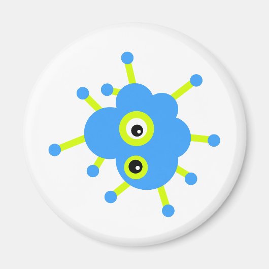Blue Cloud Germ Magnet (Vorne)