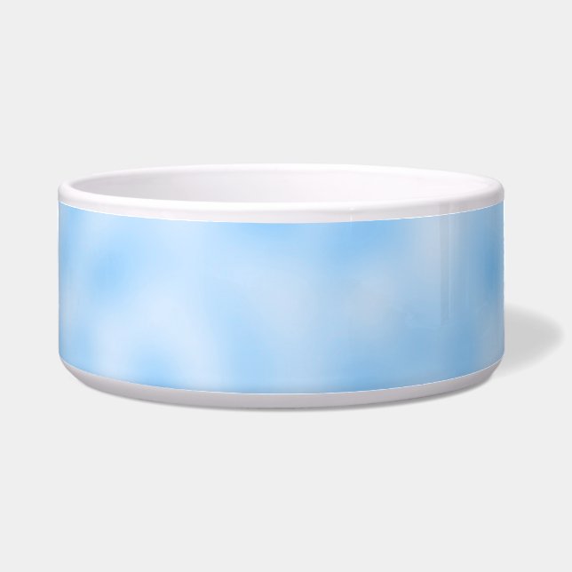 Blue Cloud Keramik Pet Bowl Napf (Vorderseite)