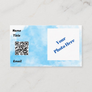 Blue Cloud Standard, 3,5" x 2,0" Visitenkarte