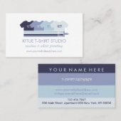 Blue Cloud Store Print on Demand Shirts Visitenkarte (Vorne/Hinten)
