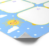 Blue Clouds Babydusche schätzt das aktuelle Poster (Ecke)