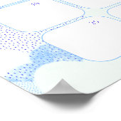 Blue Clouds Babydusche schätzt das aktuelle Poster (Ecke)