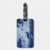 Blue Clouds Blue Sky Gepäckmarke Gepäckanhänger (Rückseite vertikal)