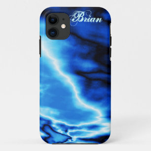 Blue Clouds N Lightning iPhone 5 Fall Case-Mate iPhone Hülle