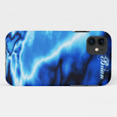Blue Clouds N Lightning iPhone 5 Fall Case-Mate iPhone Hülle (Rückseite (Horizontal))