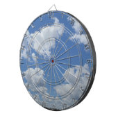 Blue Clouds Sky Indoor Game Bar Dartscheibe (Vorderseite rechts)