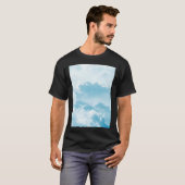 Blue Cloudy Beautiful Sky View - Bestseller T-Shirt (Vorne ganz)
