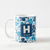 Blue Clover Kleeblatt Mit Monogramm St. Patrick`s Kaffeetasse (Links)