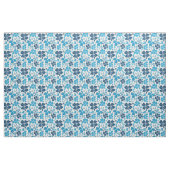 Blue Clover Kleeblatt Pattern St Patrick`s Day Stoff (Yard (91,4 cm))