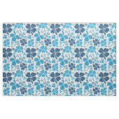 Blue Clover Kleeblatt Pattern St Patrick`s Day Stoff (Fat Quarter (45,7 x 55,9 cm))
