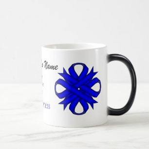 Blue Clover Ribbon Tmpl von Kenneth Yoncich Verwandlungstasse