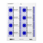 Blue Clover Ribbon von Kenneth Yoncich (Vorne)