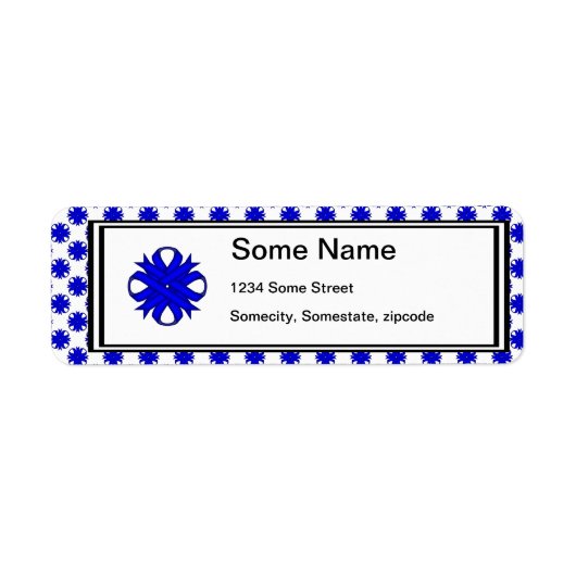 Blue Clover Ribbon von Kenneth Yoncich (Vorne)
