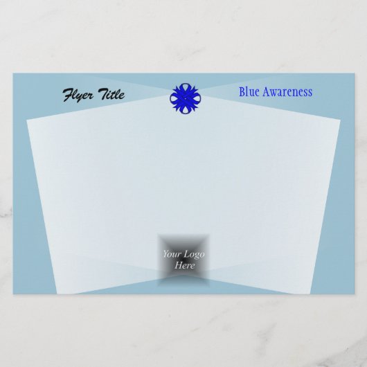 Blue Clover Ribbon von Kenneth Yoncich Flyer (Vorne)