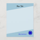 Blue Clover Ribbon von Kenneth Yoncich Flyer (Hinten)