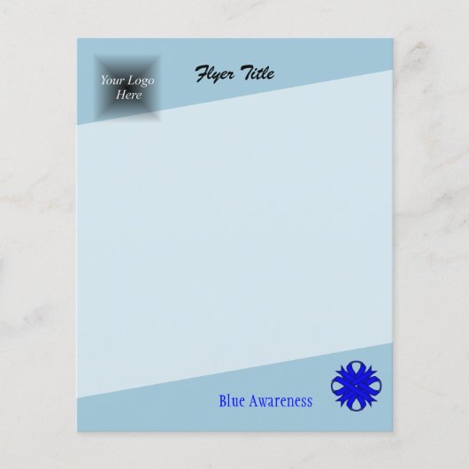 Blue Clover Ribbon von Kenneth Yoncich Flyer (Vorne)