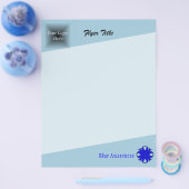 Blue Clover Ribbon von Kenneth Yoncich Flyer (Einzeln)