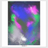 "Blue Clusters" Vinyl Craft Aufkleber (Blatt)