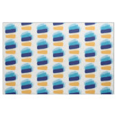 Blue Coastal Brushstroke von Margaret Juul Stoff (Fat Quarter (45,7 x 55,9 cm))
