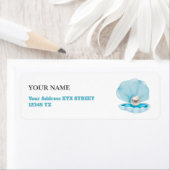 Blue Coastal Chic Seashell (Insitu)