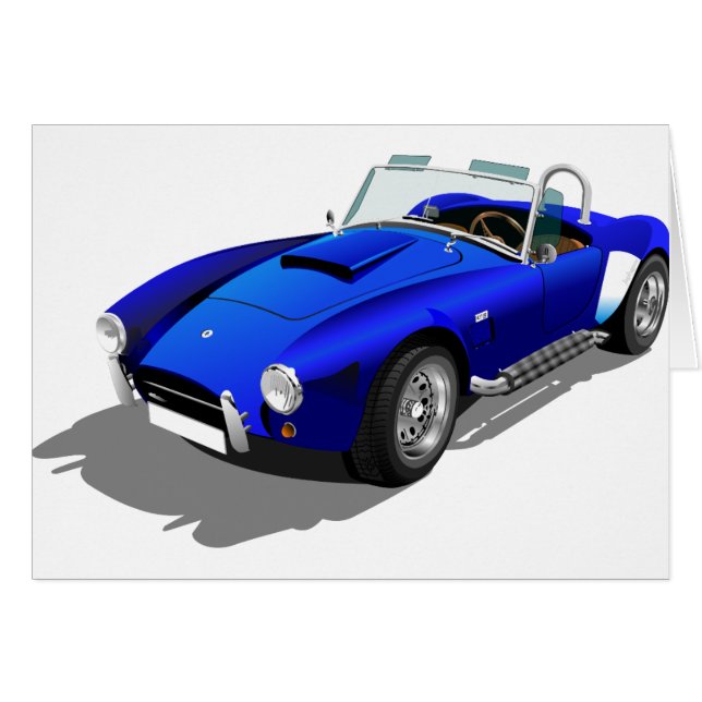 Blue Cobra Car (Vorderseite (Horizontal))