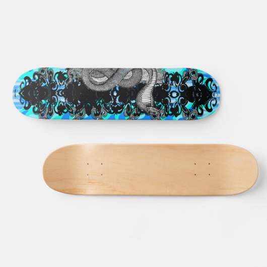Blue Cobra - Individuell Skateboard (Horizontal)
