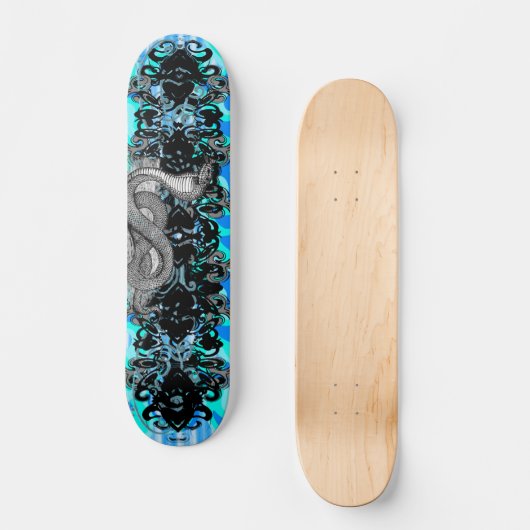 Blue Cobra Skateboard (Vorderseite)