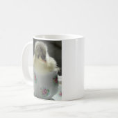 Blue Cochin Chick Teacup Kaffeetasse (Vorderseite Links)