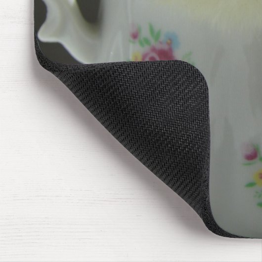 Blue Cochin Chick Teacup Mousepad (Ecke)