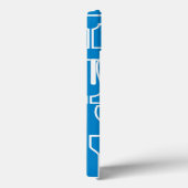 Blue Cocktail Party Case-Mate iPhone Hülle (Rückseite / Rechts)