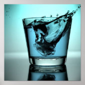 Blue cocktail poster (Vorne)