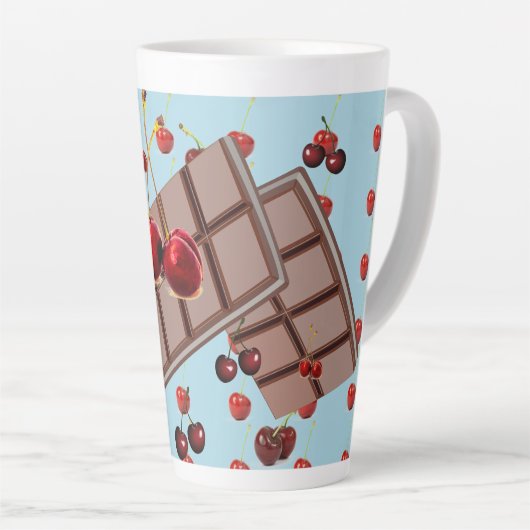 Blue Coffee Liebe Milchtasse (Rechte Ecke)