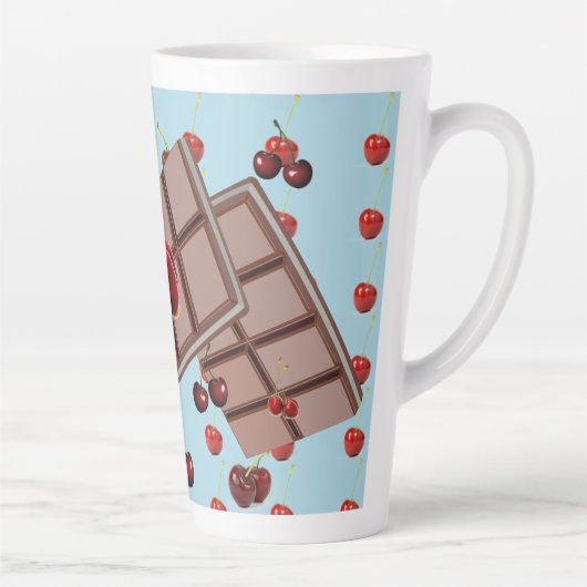 Blue Coffee Liebe Milchtasse (Rechts)