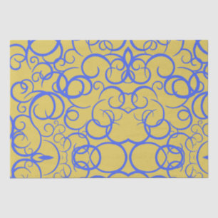 Blue Coffee Seidenpapier