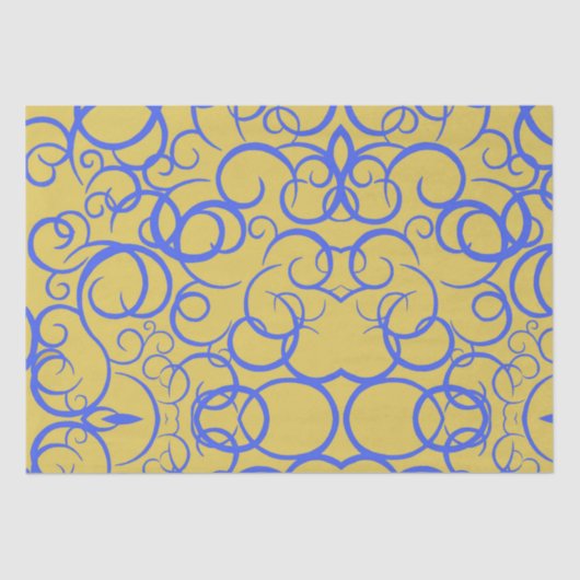 Blue Coffee Seidenpapier (Vorderseite)