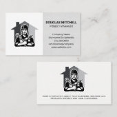 Blue Collar Worker | Zuhause Reparaturen Visitenkarte (Vorne/Hinten)