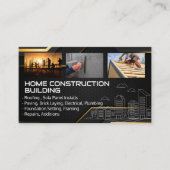 Blue Collar Workers | General Contractor Visitenkarte (Vorderseite)