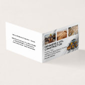 Blue Collar Workers | Schwermaschinen | Builder Visitenkarten (Vorderseite)